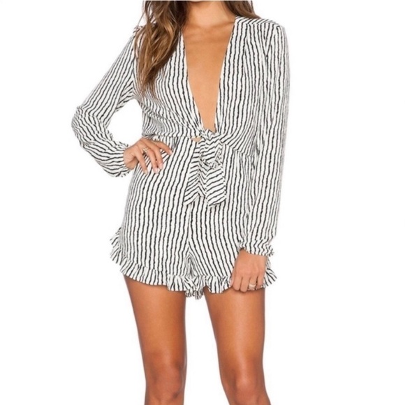 Lucy Paris Revolve Sexy Date Night Romper - Picture 1 of 7